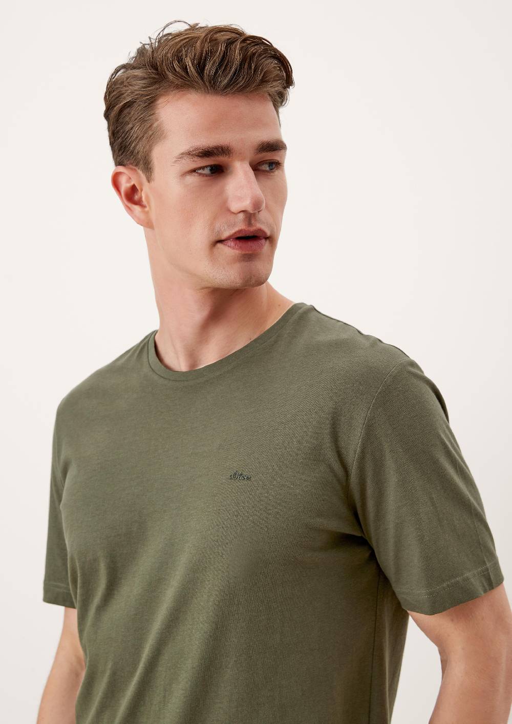 S.Oliver T-Shirt Mit Kleinem Logo-Print