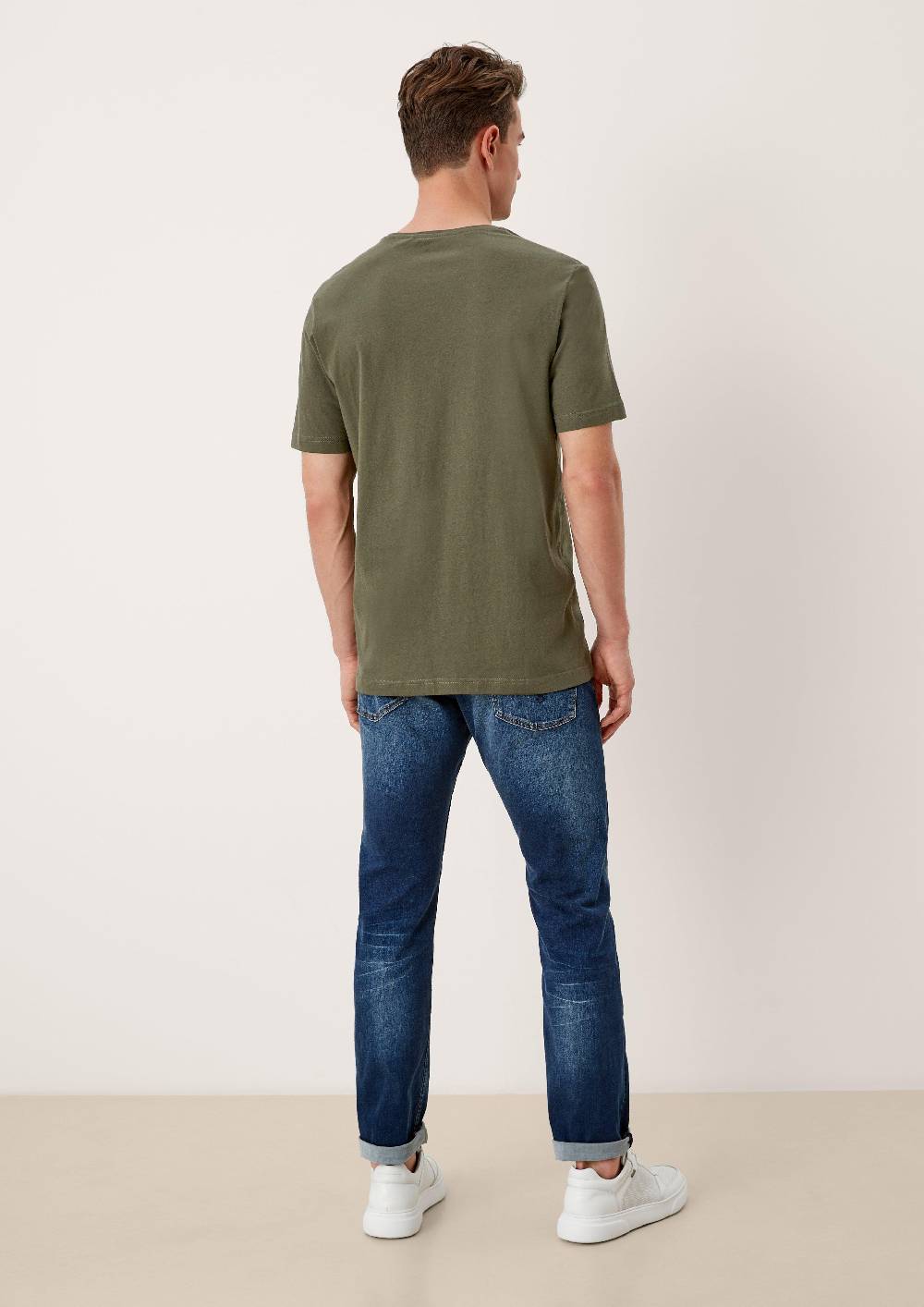 S.Oliver T-Shirt Mit Kleinem Logo-Print