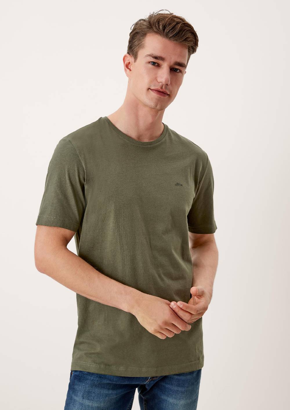 S.Oliver T-Shirt Mit Kleinem Logo-Print