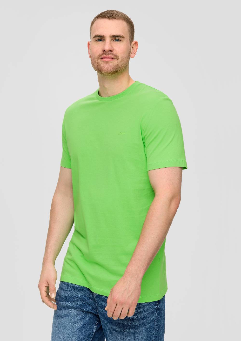 S.Oliver T-Shirt Mit Kleinem Logo-Print