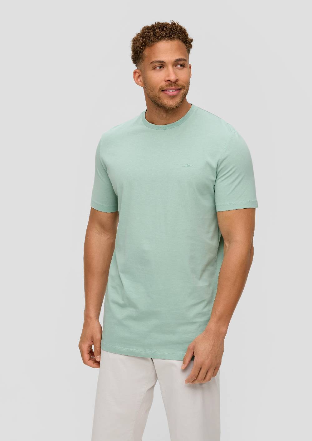 S.Oliver T-Shirt Mit Kleinem Logo-Print