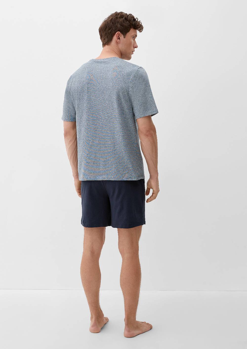 S.Oliver T-Shirt Mit Kurzer Knopfleiste