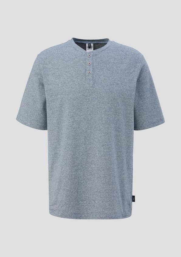 s.Oliver T-Shirt mit kurzer Knopfleiste