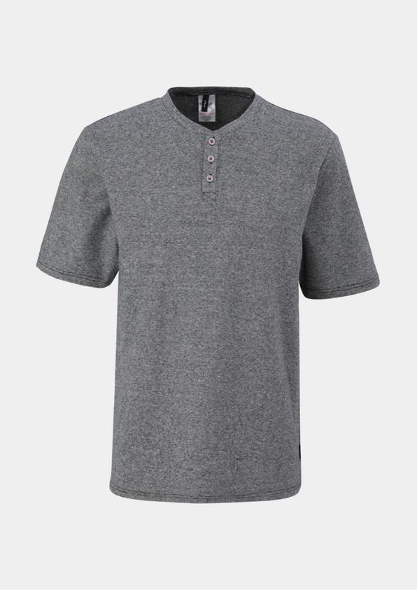 s.Oliver T-Shirt mit kurzer Knopfleiste