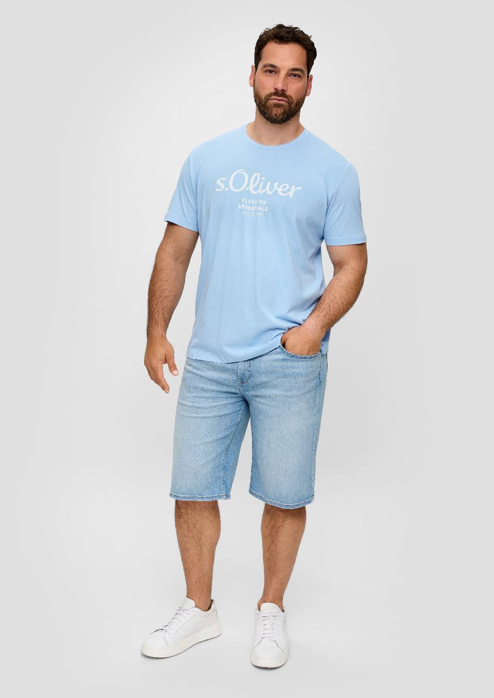 S.Oliver T-Shirt Mit Label-Print