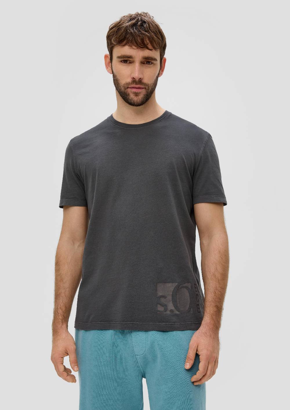 S.Oliver T-Shirt Mit Label-Print