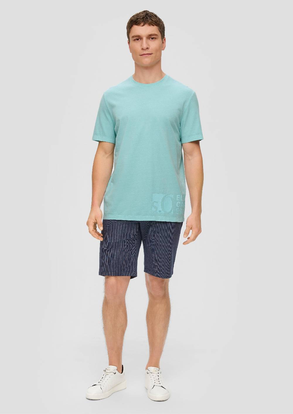 S.Oliver T-Shirt Mit Label-Print