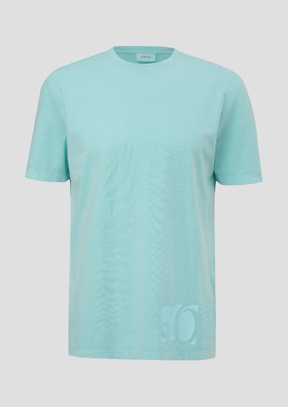 S.Oliver T-Shirt Mit Label-Print