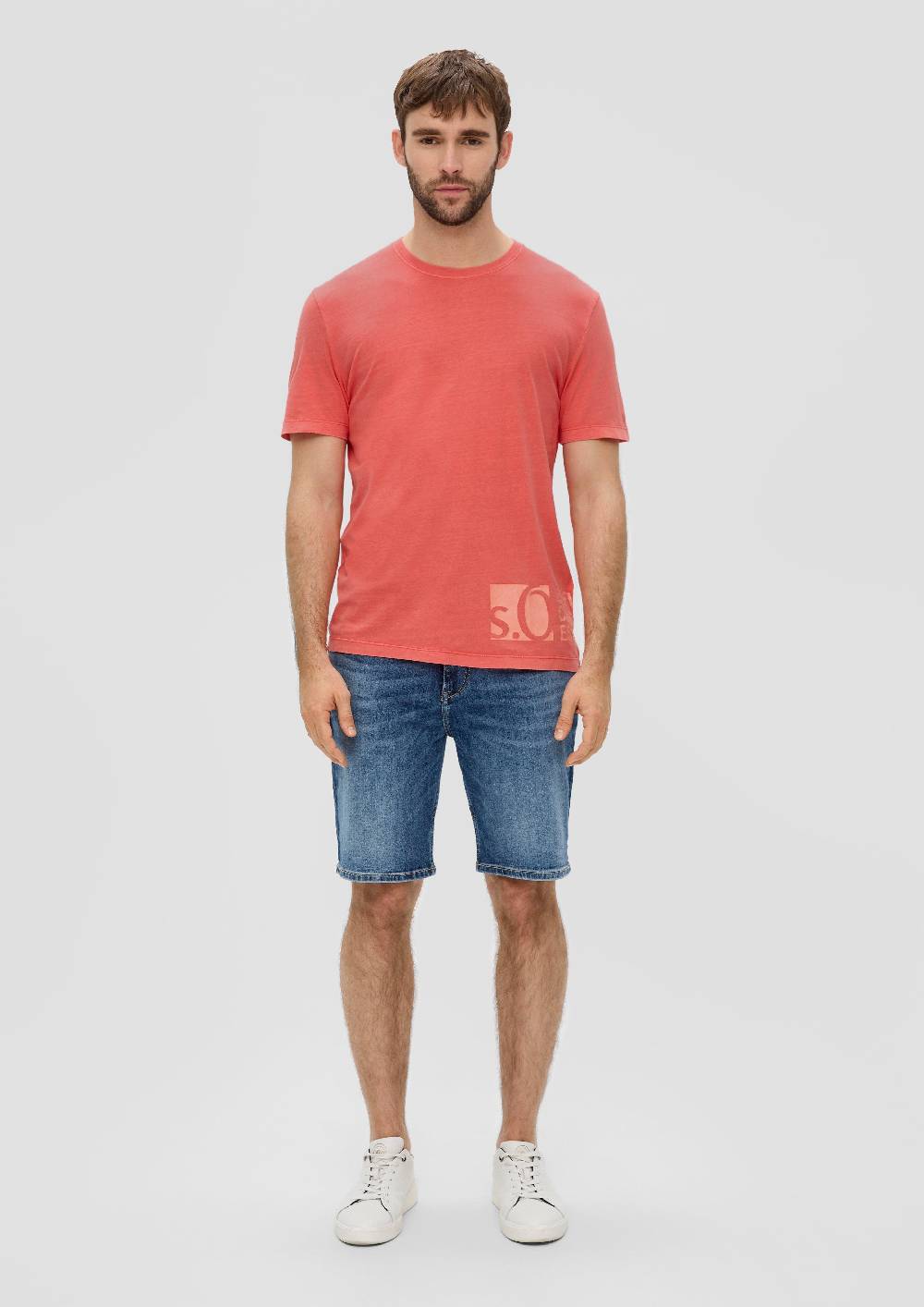 S.Oliver T-Shirt Mit Label-Print