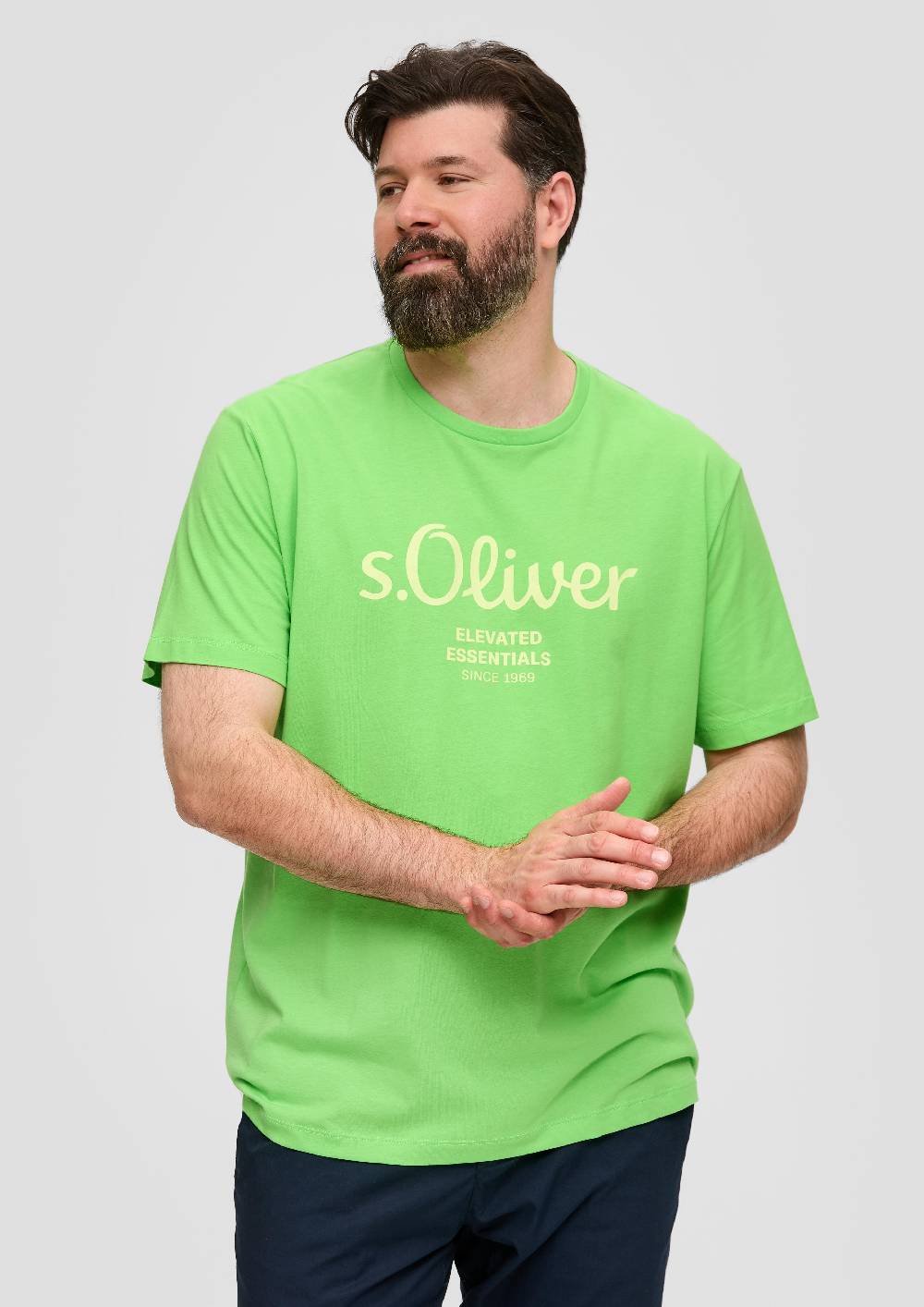 S.Oliver T-Shirt Mit Label-Print