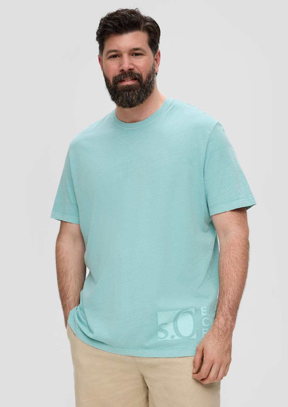 S.Oliver T-Shirt Mit Label-Print