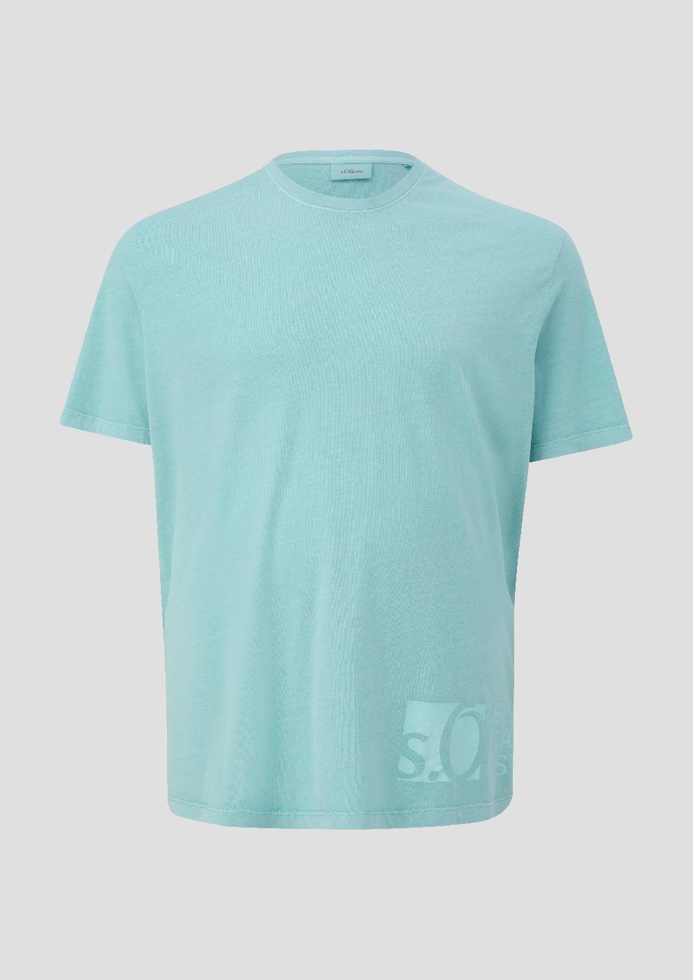 S.Oliver T-Shirt Mit Label-Print