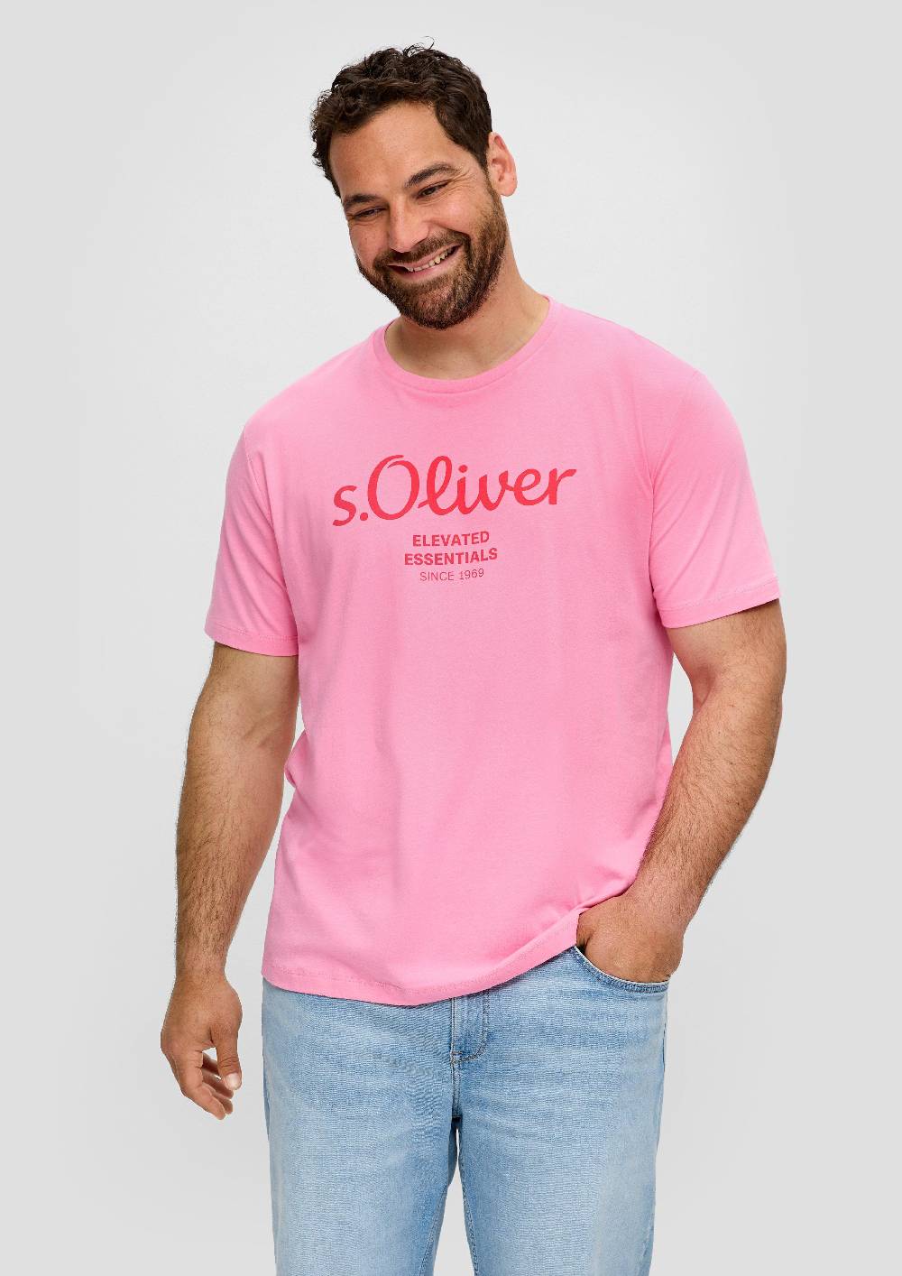 S.Oliver T-Shirt Mit Label-Print