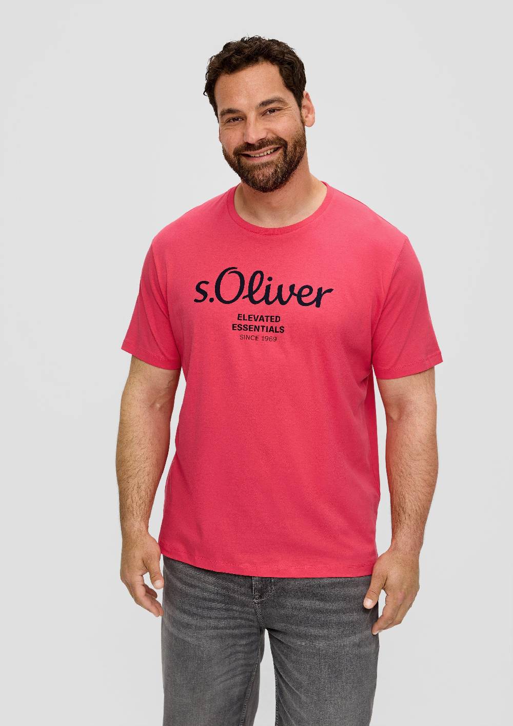 S.Oliver T-Shirt Mit Label-Print