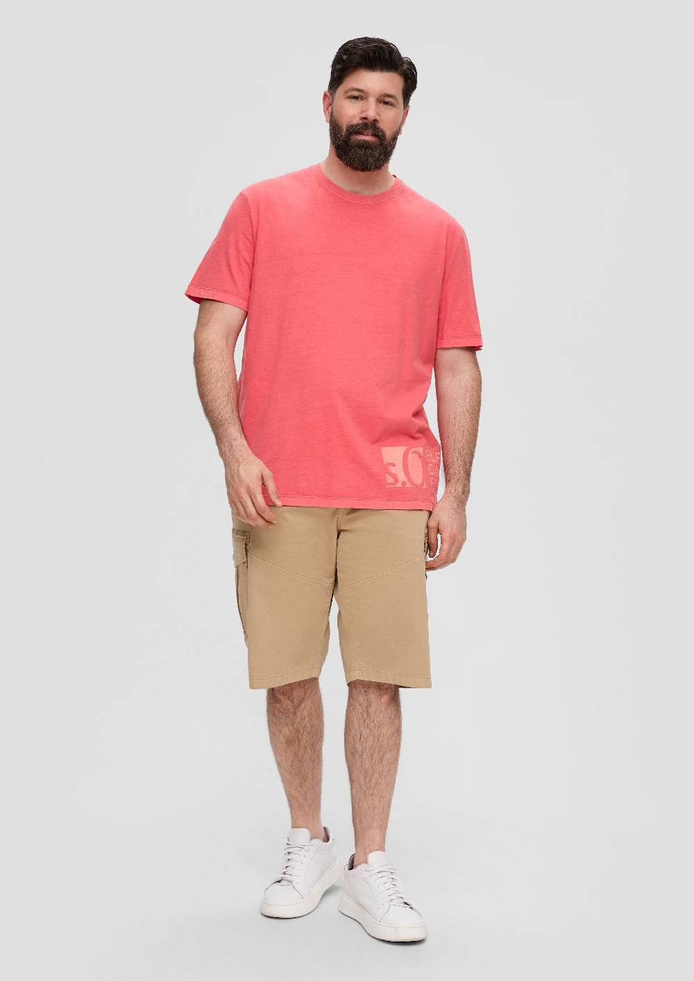 S.Oliver T-Shirt Mit Label-Print