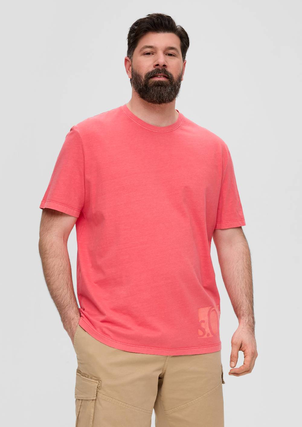 S.Oliver T-Shirt Mit Label-Print