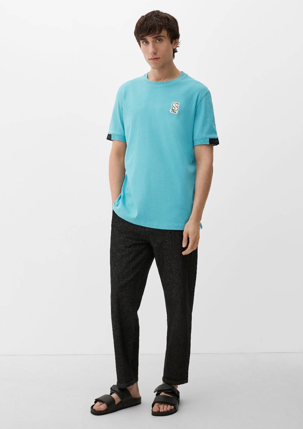 S.Oliver T-Shirt Mit Labelpatch