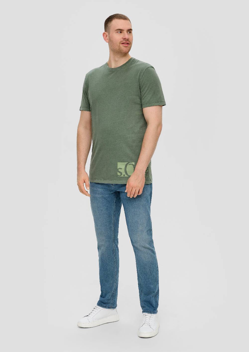 S.Oliver T-Shirt Mit Logo-Patch