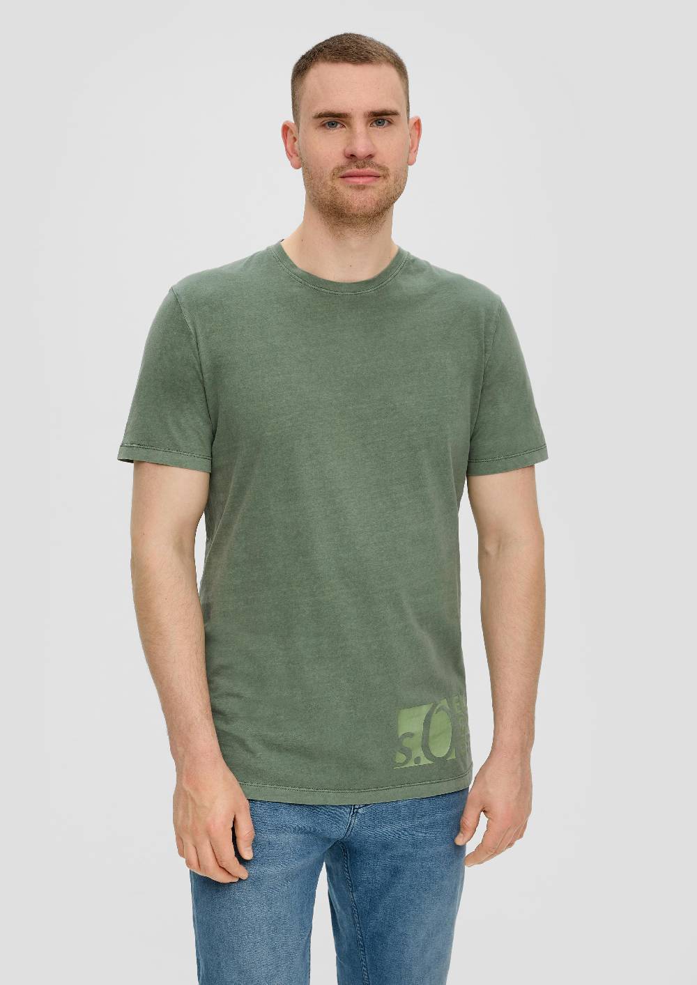 S.Oliver T-Shirt Mit Logo-Patch