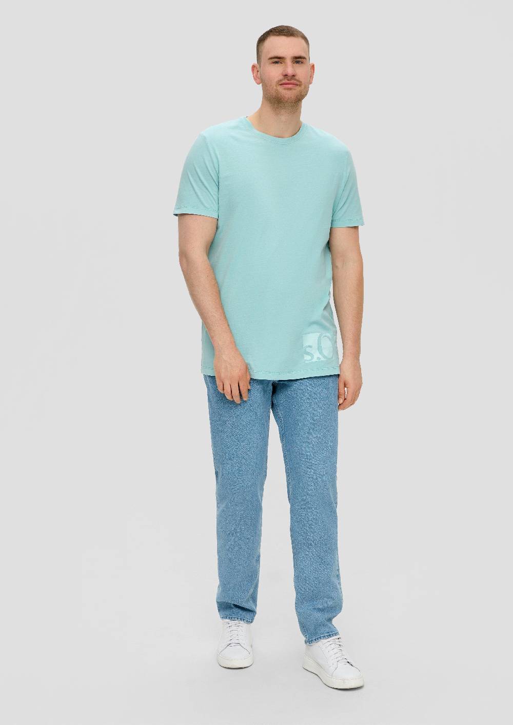 S.Oliver T-Shirt Mit Logo-Patch