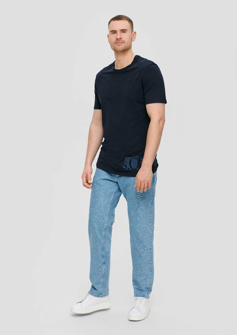 S.Oliver T-Shirt Mit Logo-Patch