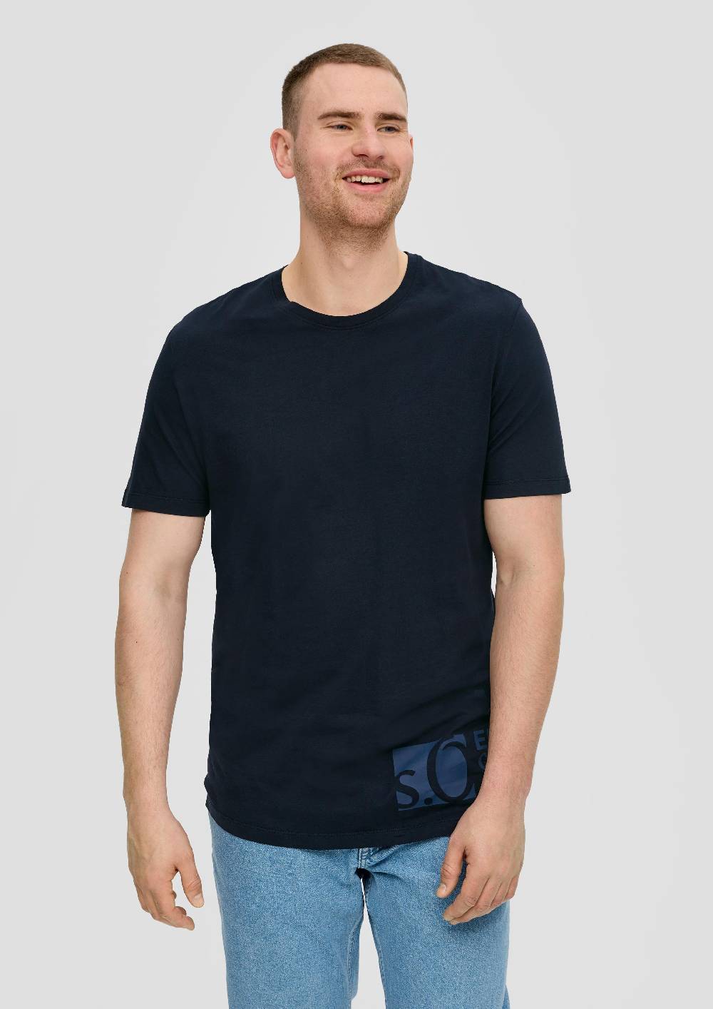 S.Oliver T-Shirt Mit Logo-Patch