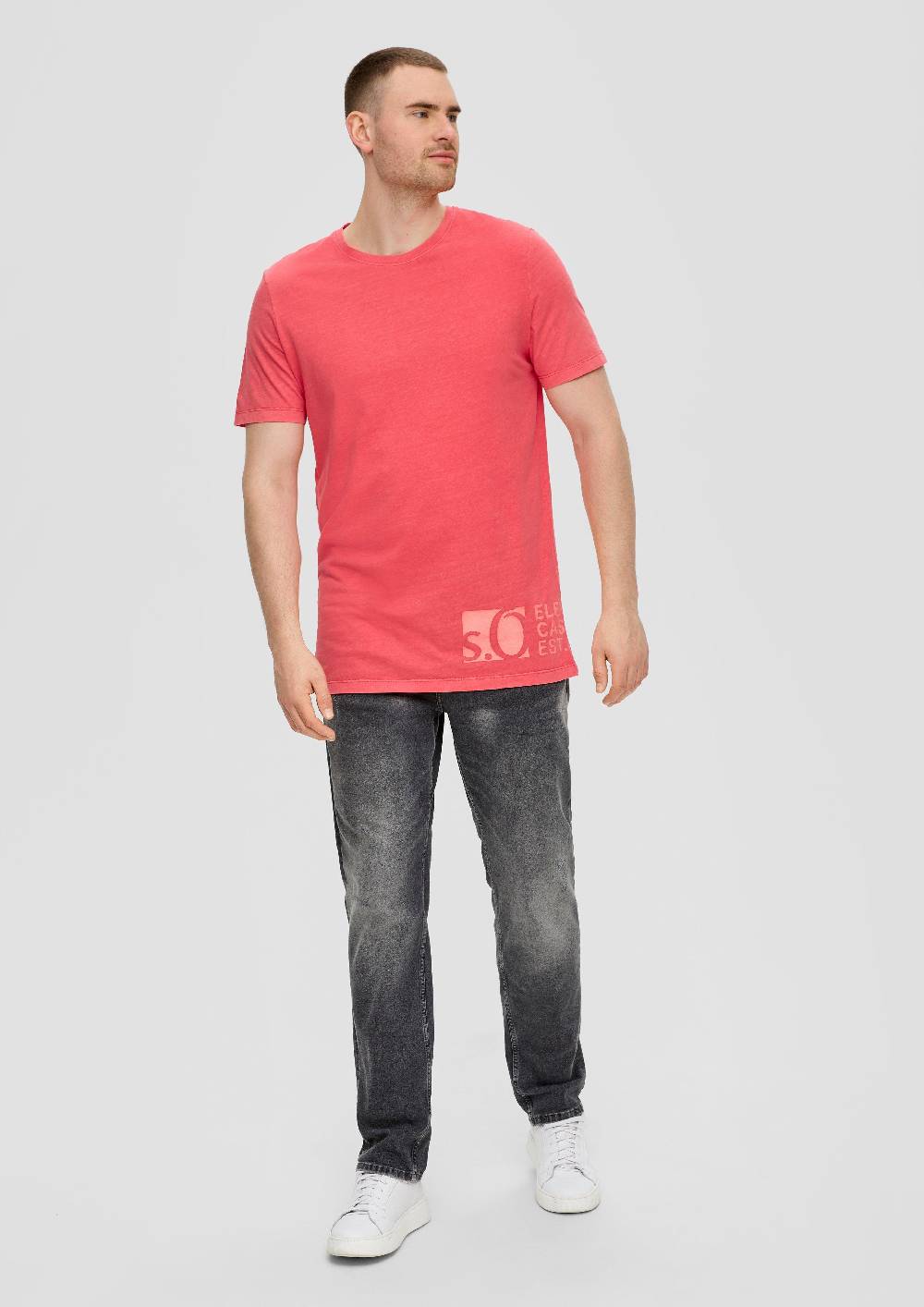 S.Oliver T-Shirt Mit Logo-Patch