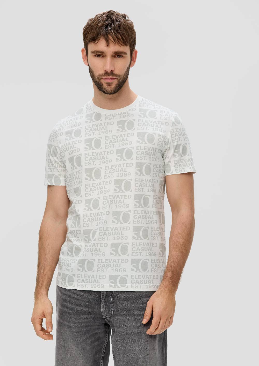 S.Oliver T-Shirt Mit Logo-Print
