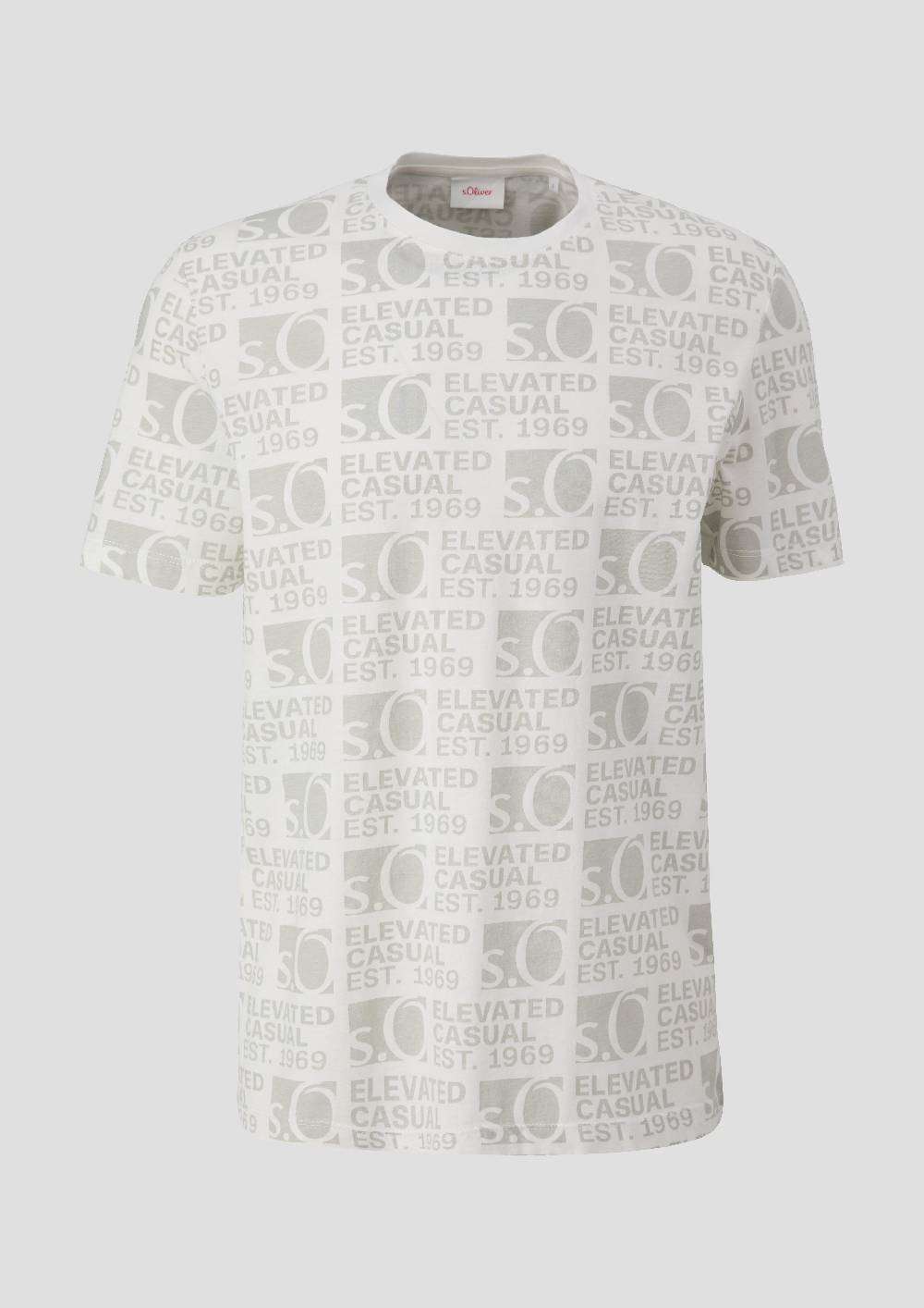S.Oliver T-Shirt Mit Logo-Print