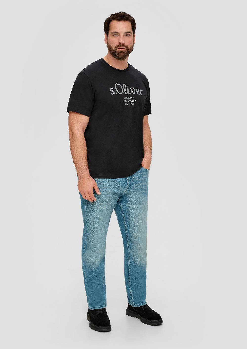 S.Oliver T-Shirt Mit Logo-Print