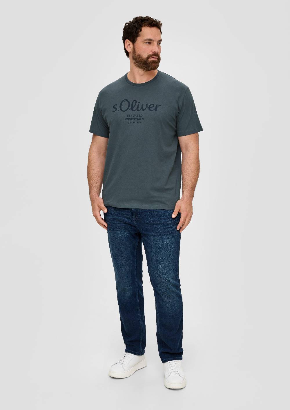 S.Oliver T-Shirt Mit Logo-Print
