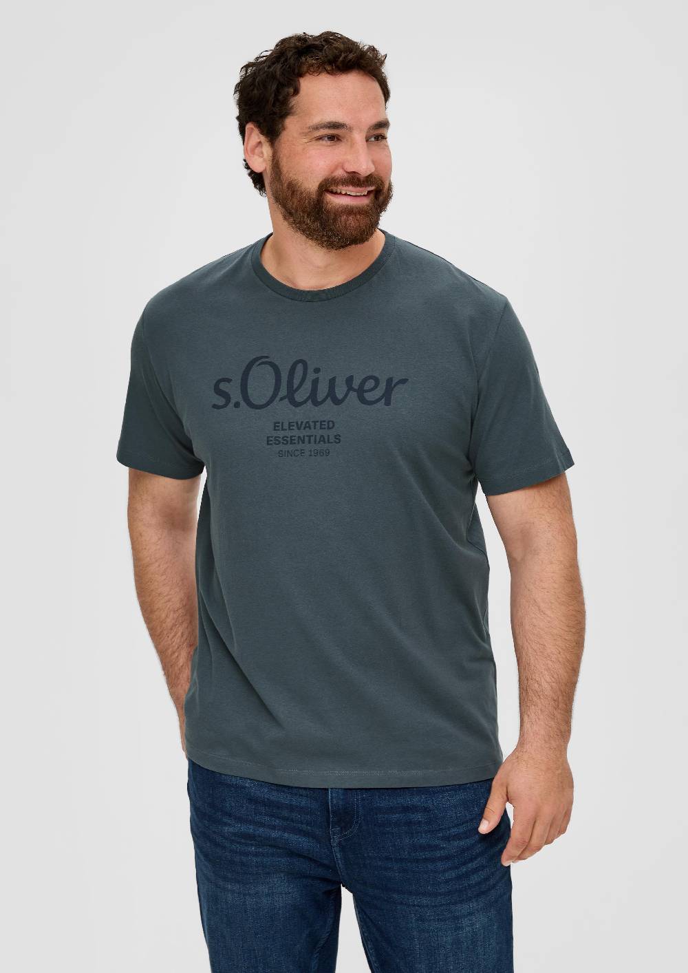 S.Oliver T-Shirt Mit Logo-Print