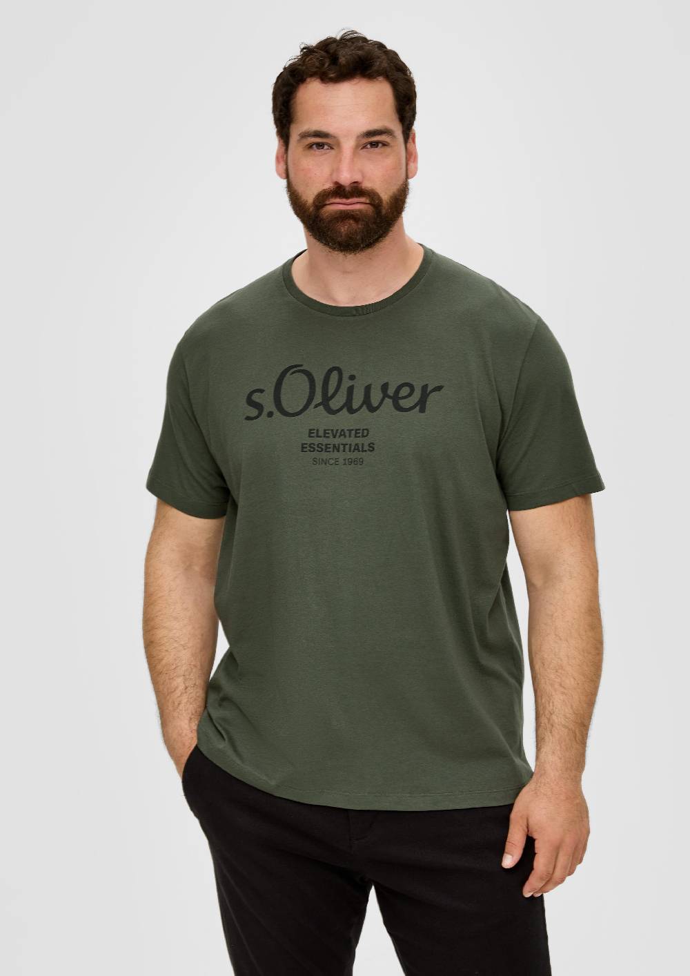 S.Oliver T-Shirt Mit Logo-Print
