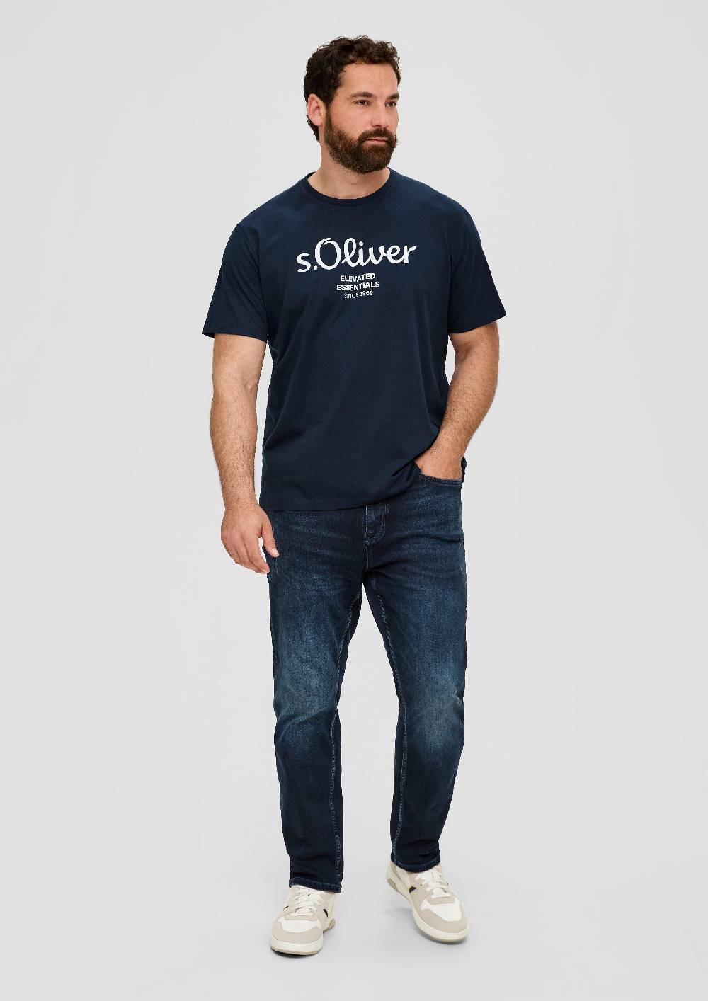 S.Oliver T-Shirt Mit Logo-Print