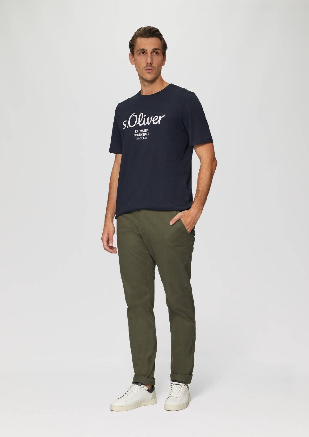 S.Oliver T-Shirt Mit Logo-Print