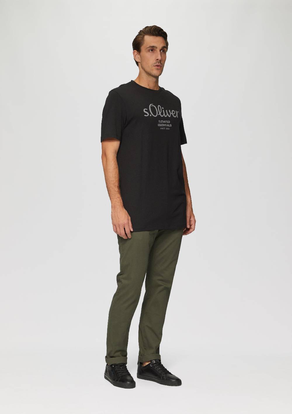 S.Oliver T-Shirt Mit Logo-Print