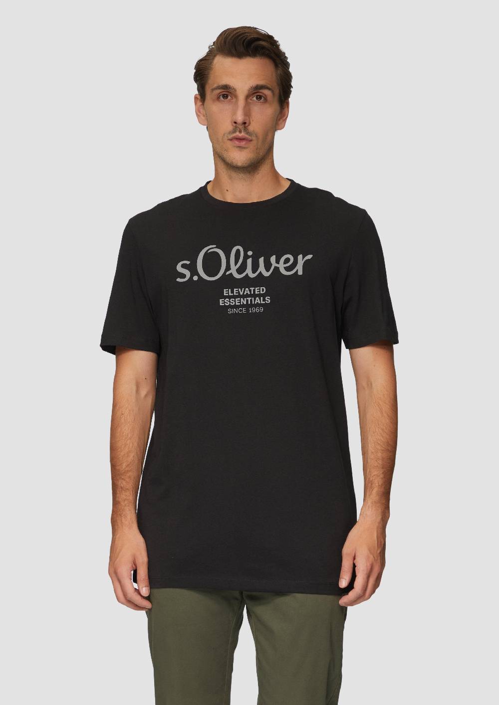 S.Oliver T-Shirt Mit Logo-Print