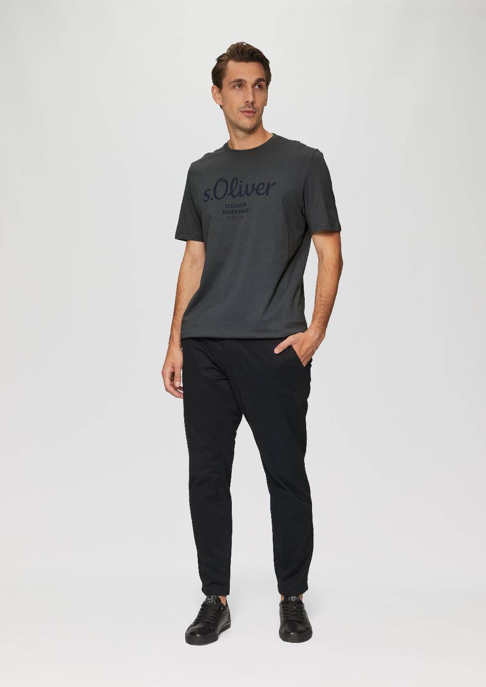 S.Oliver T-Shirt Mit Logo-Print