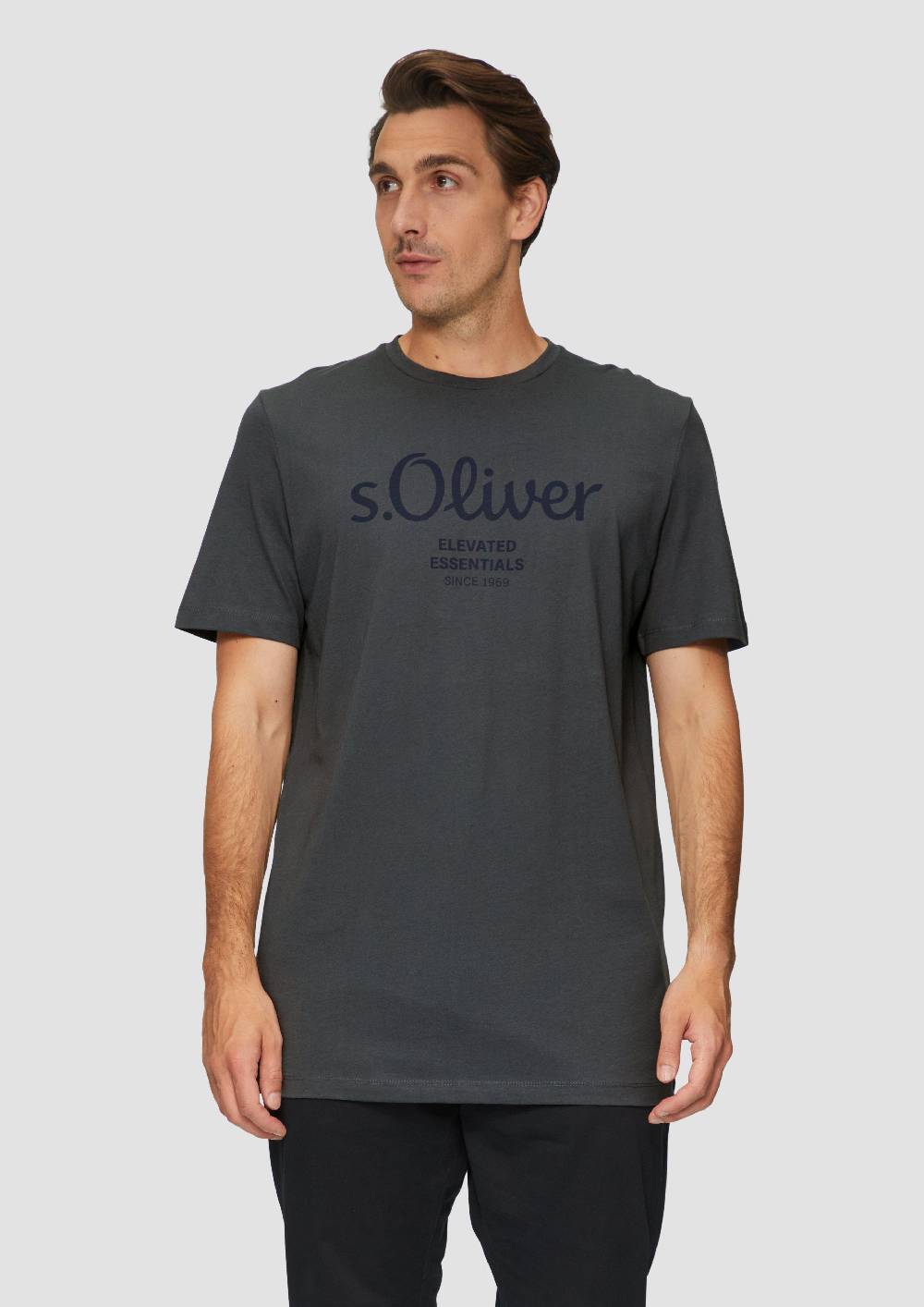 S.Oliver T-Shirt Mit Logo-Print