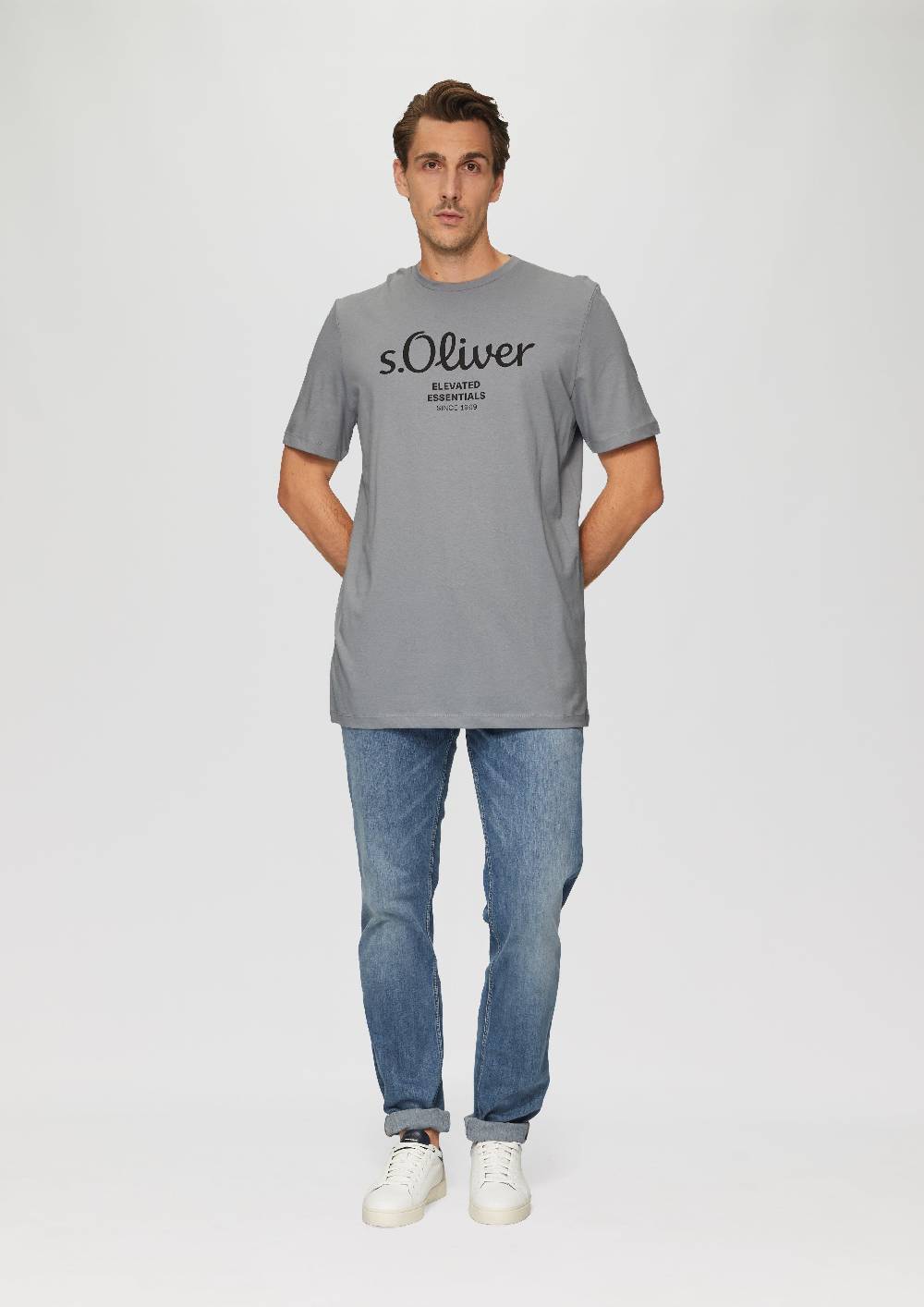 S.Oliver T-Shirt Mit Logo-Print