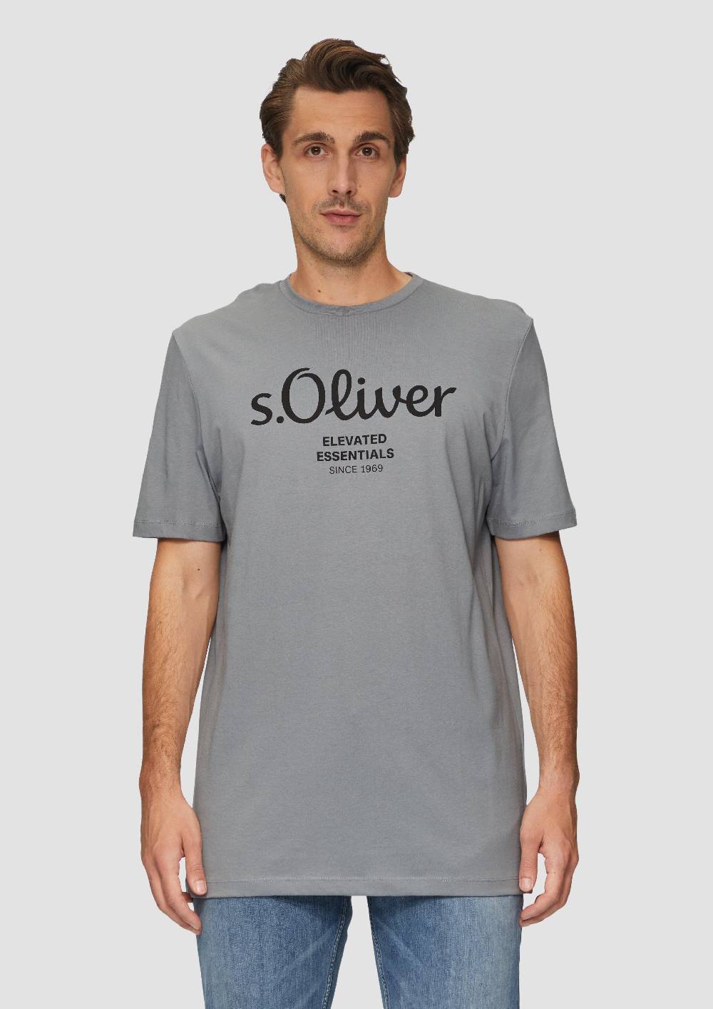 S.Oliver T-Shirt Mit Logo-Print