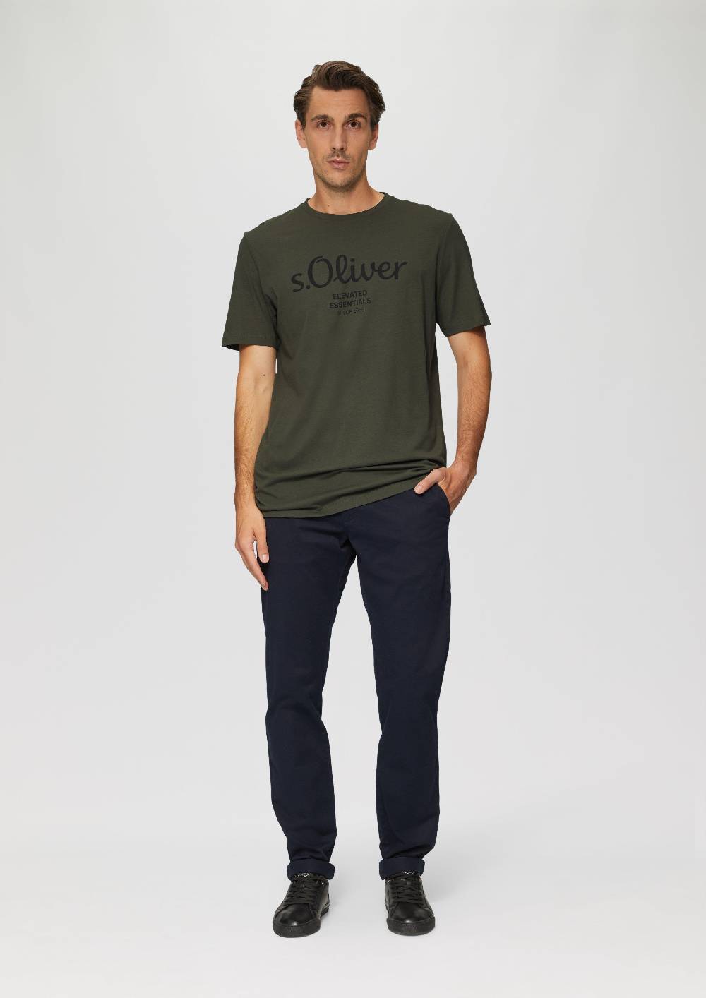 S.Oliver T-Shirt Mit Logo-Print