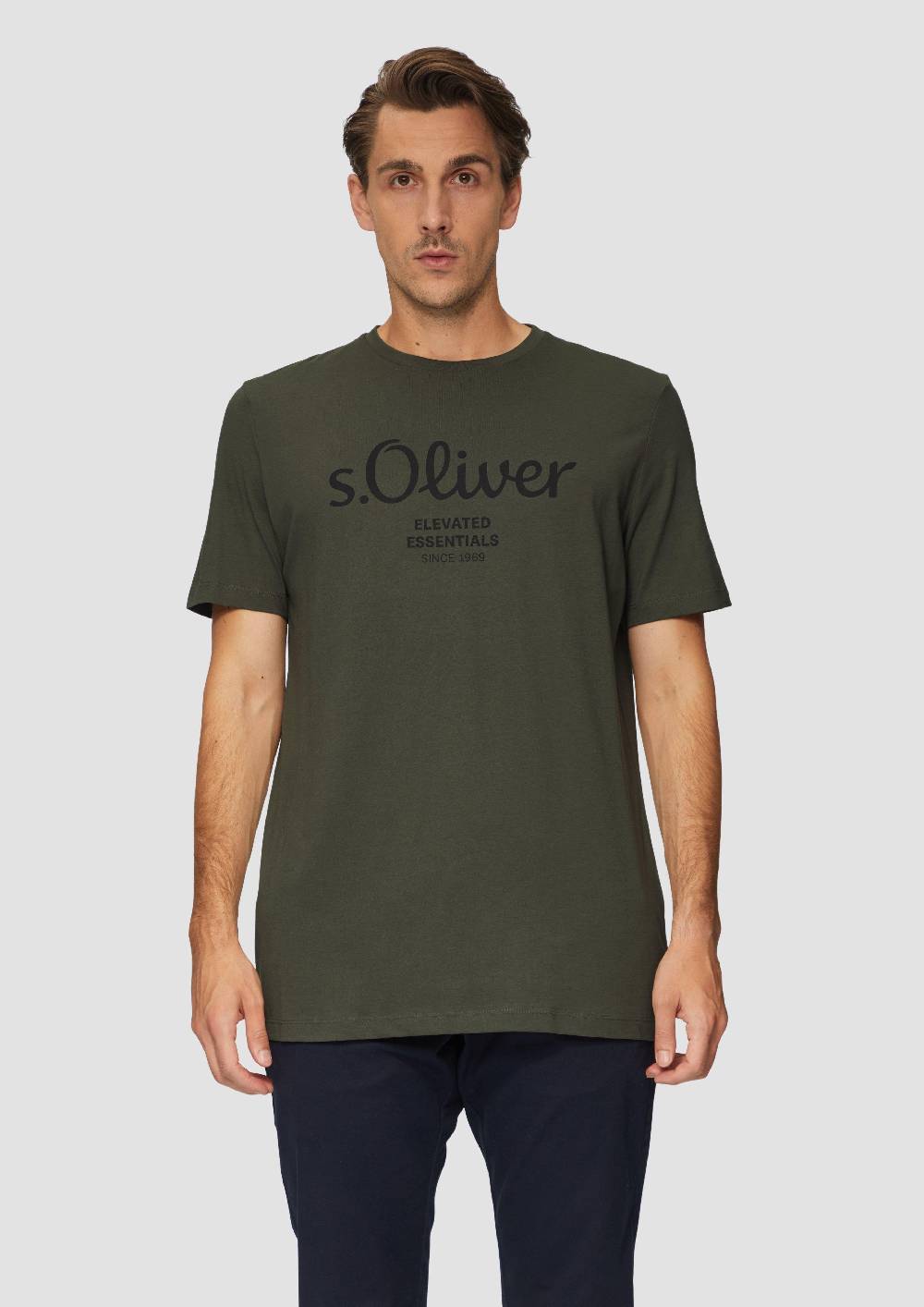 S.Oliver T-Shirt Mit Logo-Print