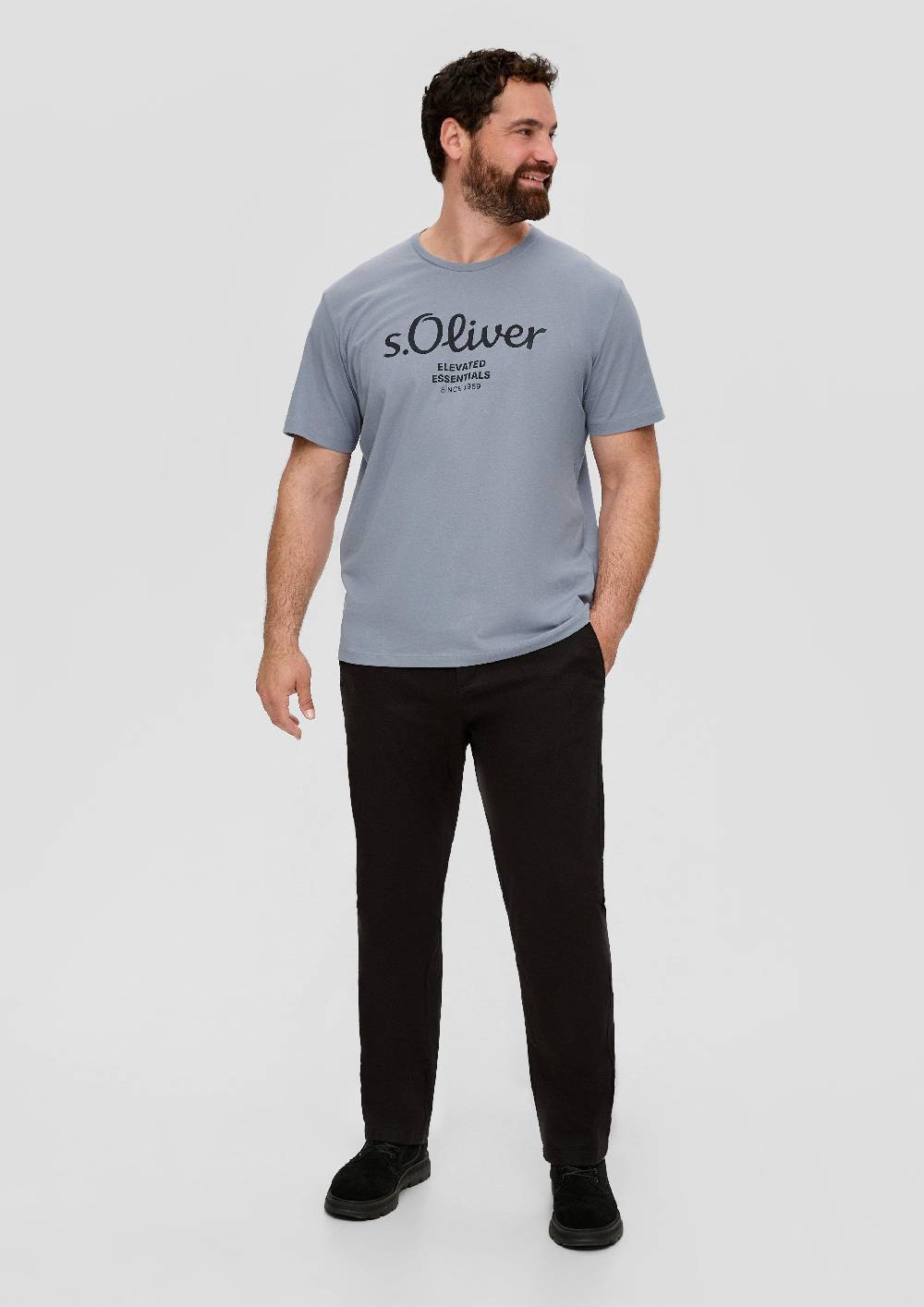 S.Oliver T-Shirt Mit Logo-Print