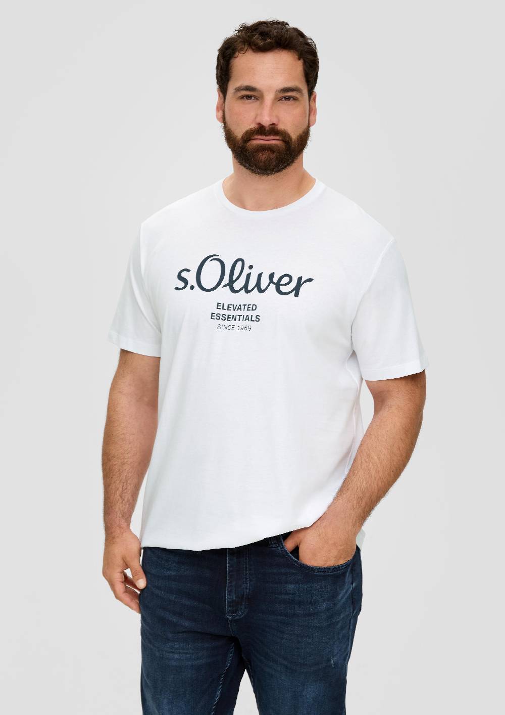 S.Oliver T-Shirt Mit Logo-Print