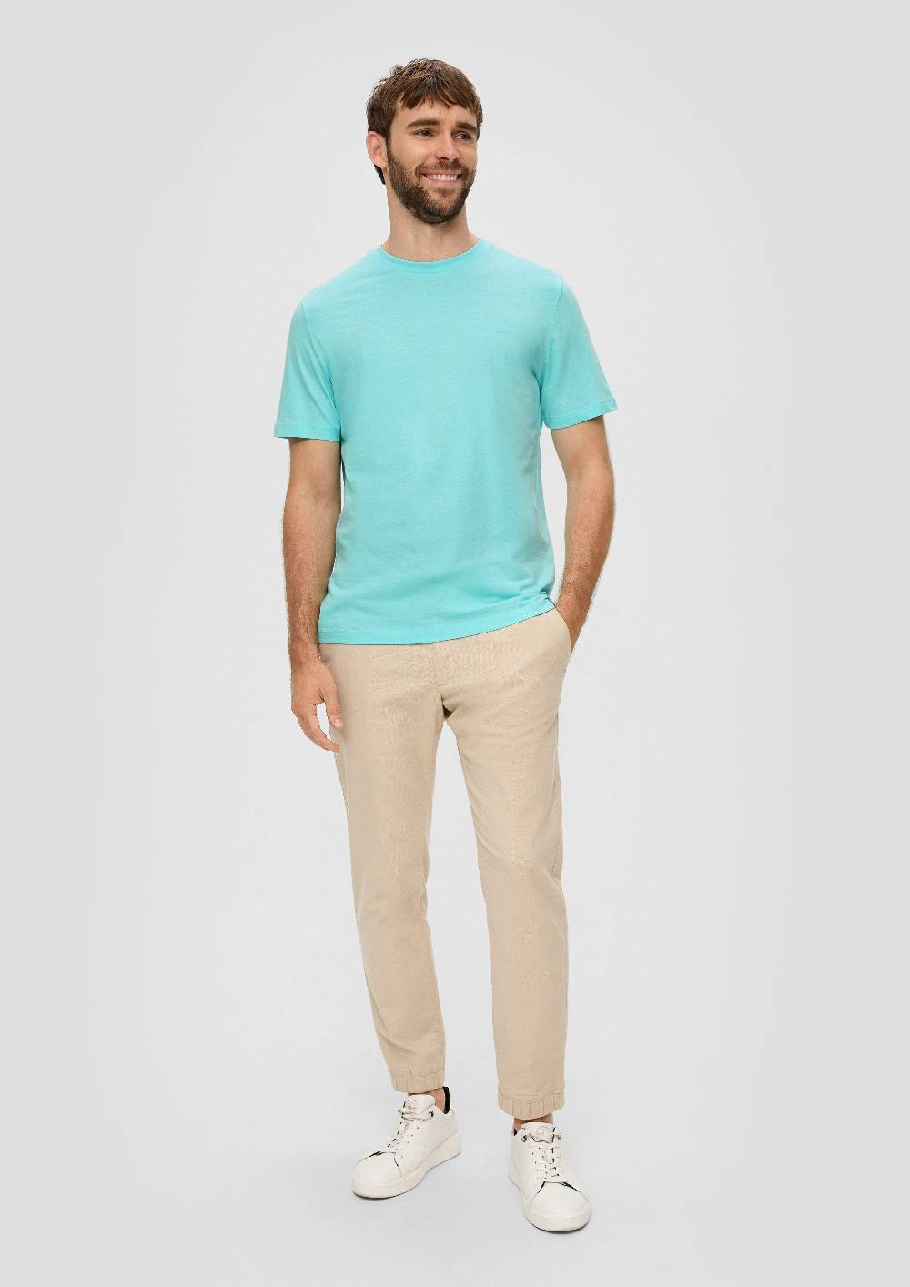 S.Oliver T-Shirt Mit Logo-Print