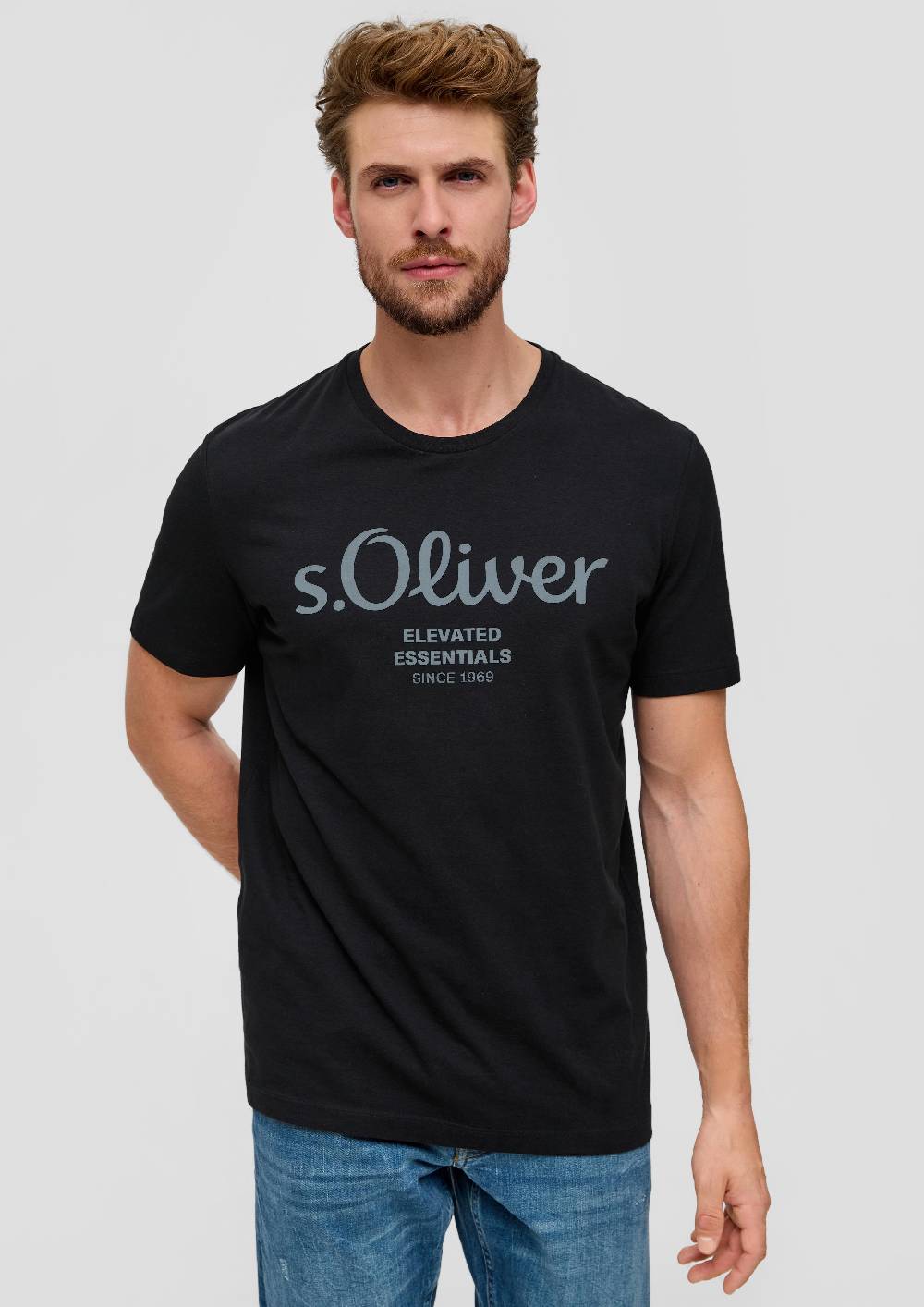 S.Oliver T-Shirt Mit Logo-Print