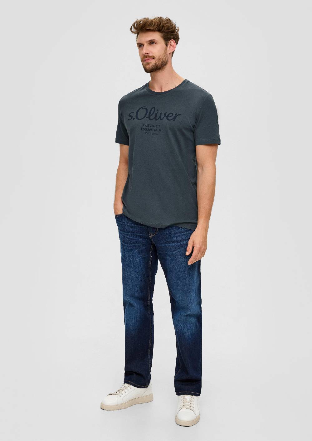 S.Oliver T-Shirt Mit Logo-Print