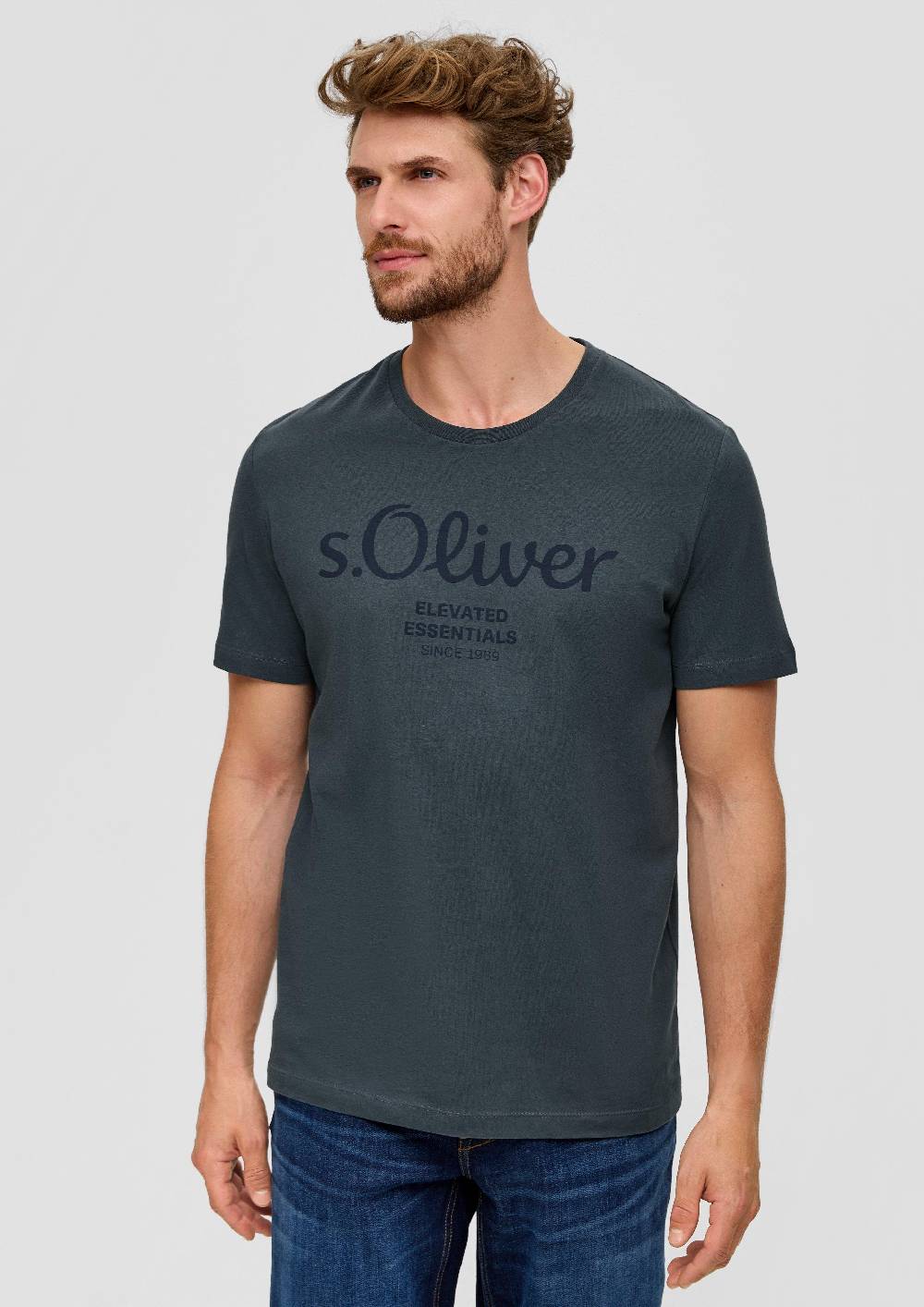 S.Oliver T-Shirt Mit Logo-Print