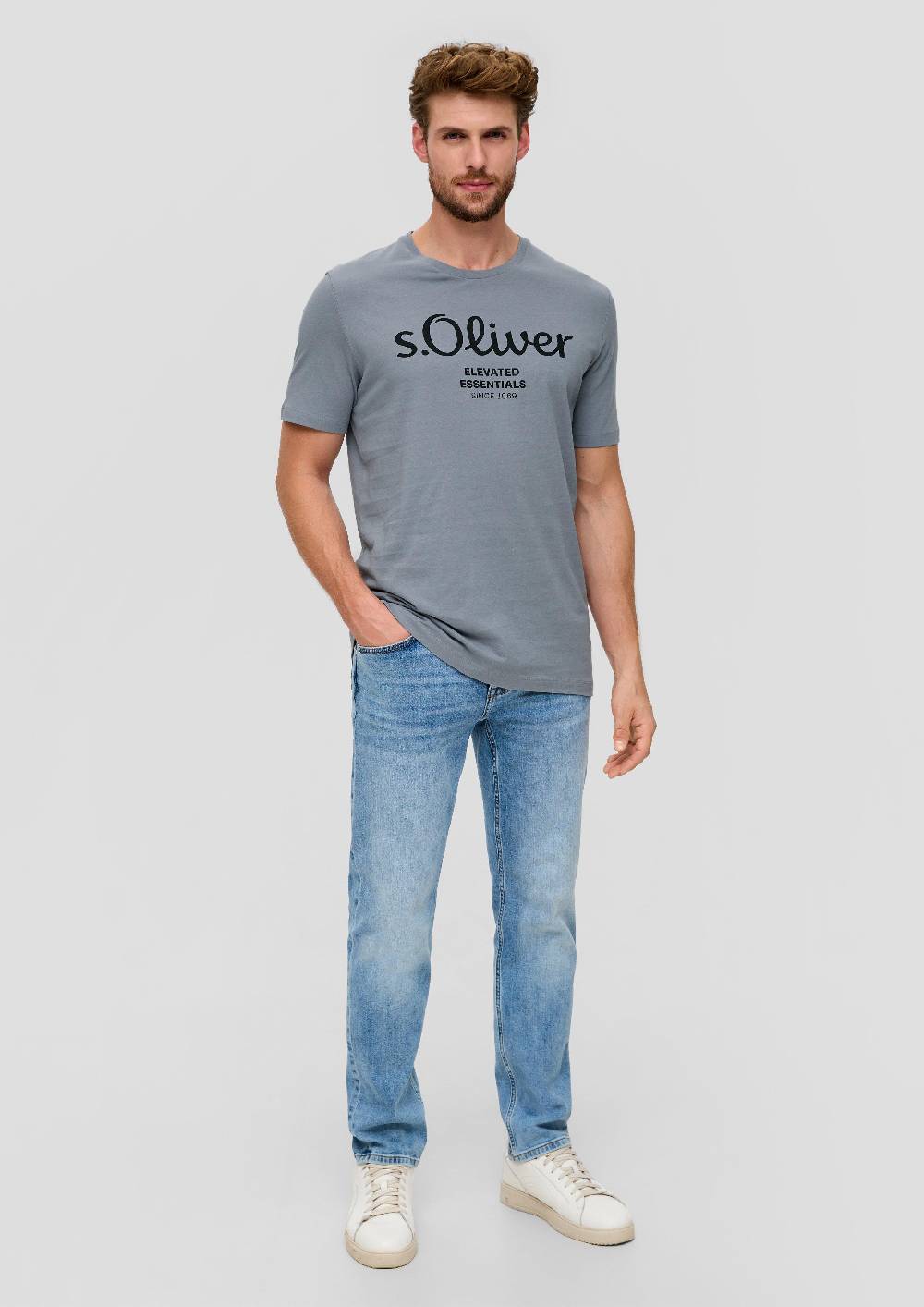 S.Oliver T-Shirt Mit Logo-Print